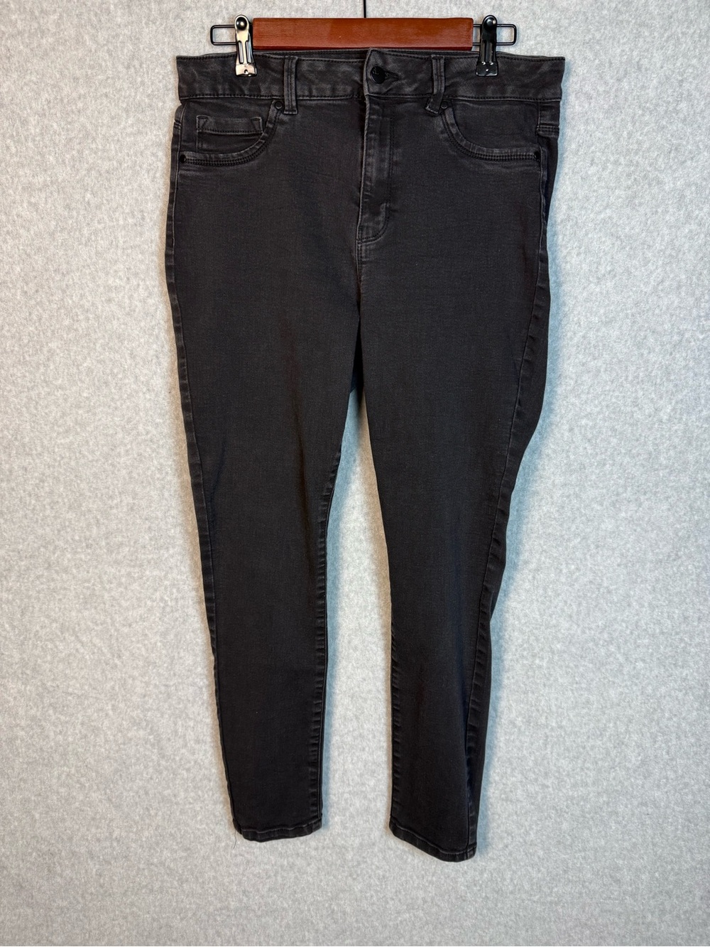 d.jeans Black High Rise Skinny Minimalist Casual Women's Jeans Size 14